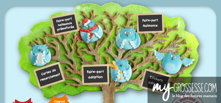 Les faire-part de naissance de Gaspard